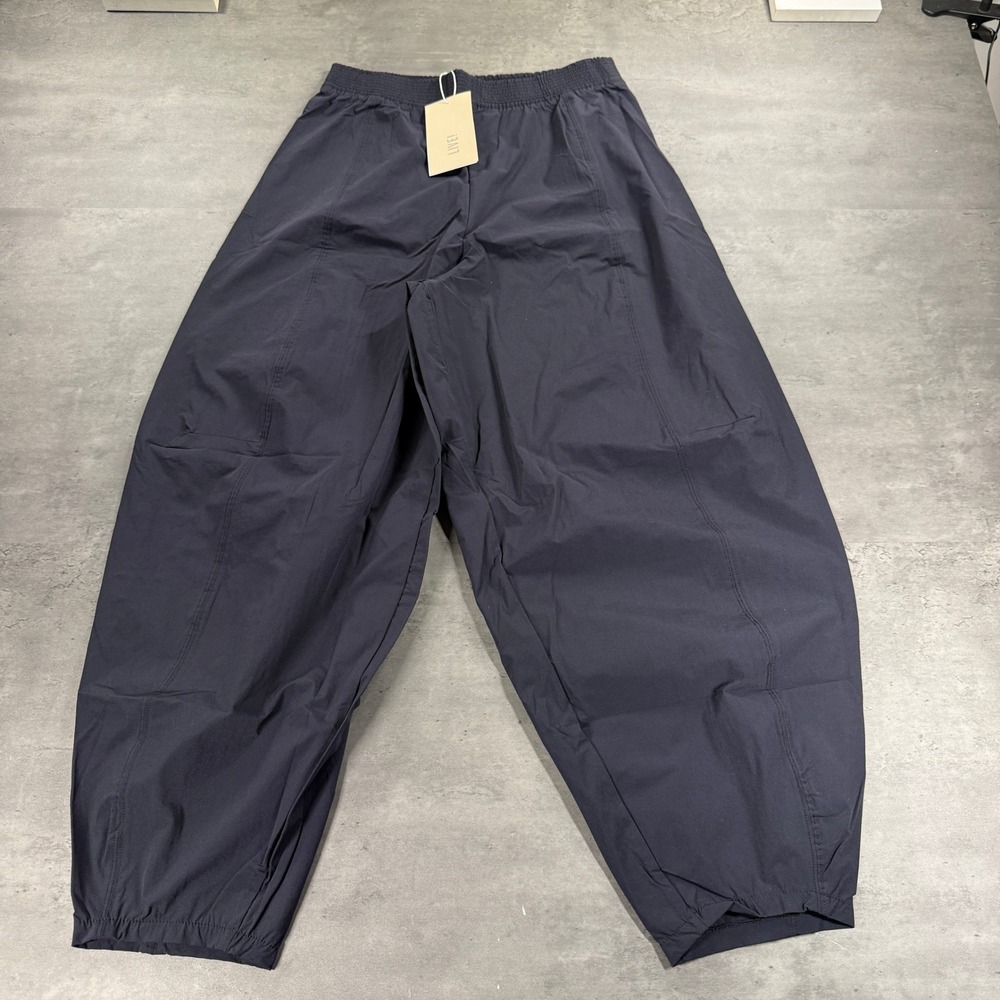 LIVE! Pants Small Air Vast Balloon Noir Black Quick Dry Easy Care Barrel Light